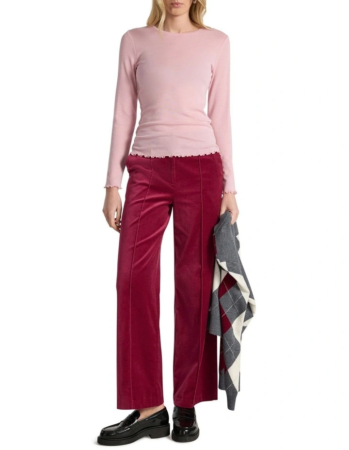 Ginny Babywool Top in Pink Orchid image 2