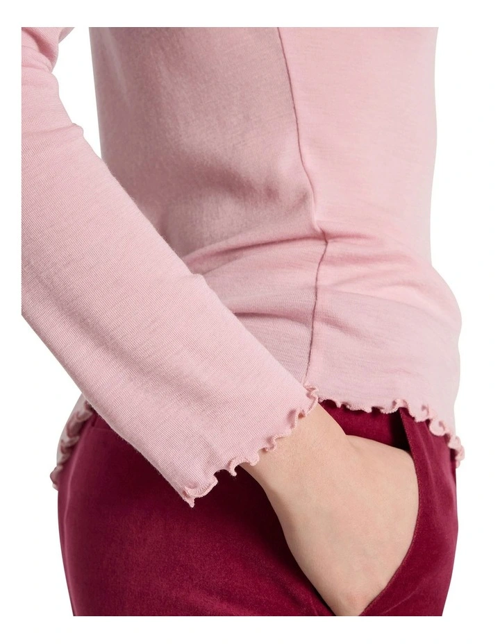 Ginny Babywool Top in Pink Orchid image 3