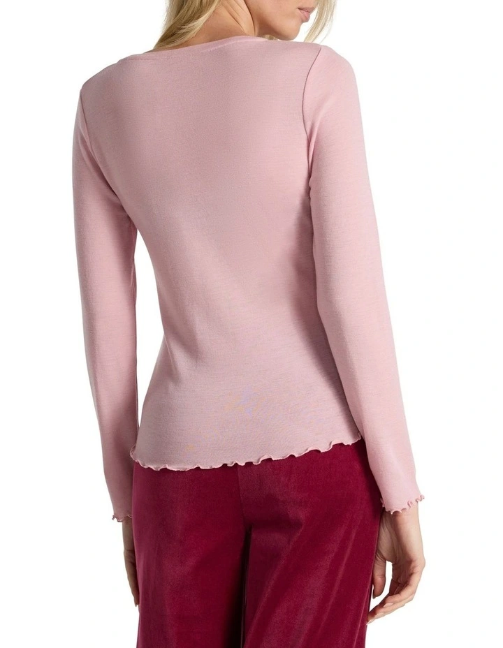 Ginny Babywool Top in Pink Orchid image 4