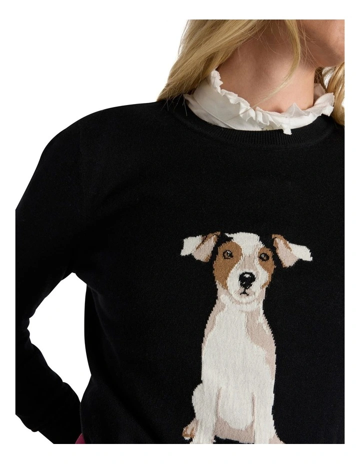Ruff Night Csc Knit in Black image 3