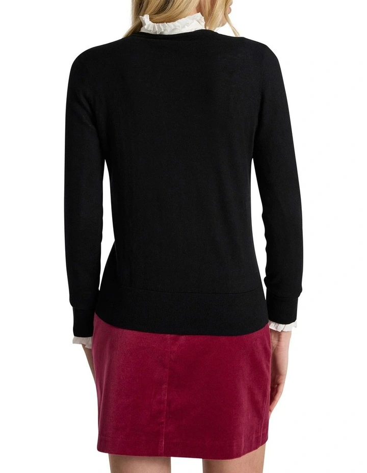 Ruff Night Csc Knit in Black image 4