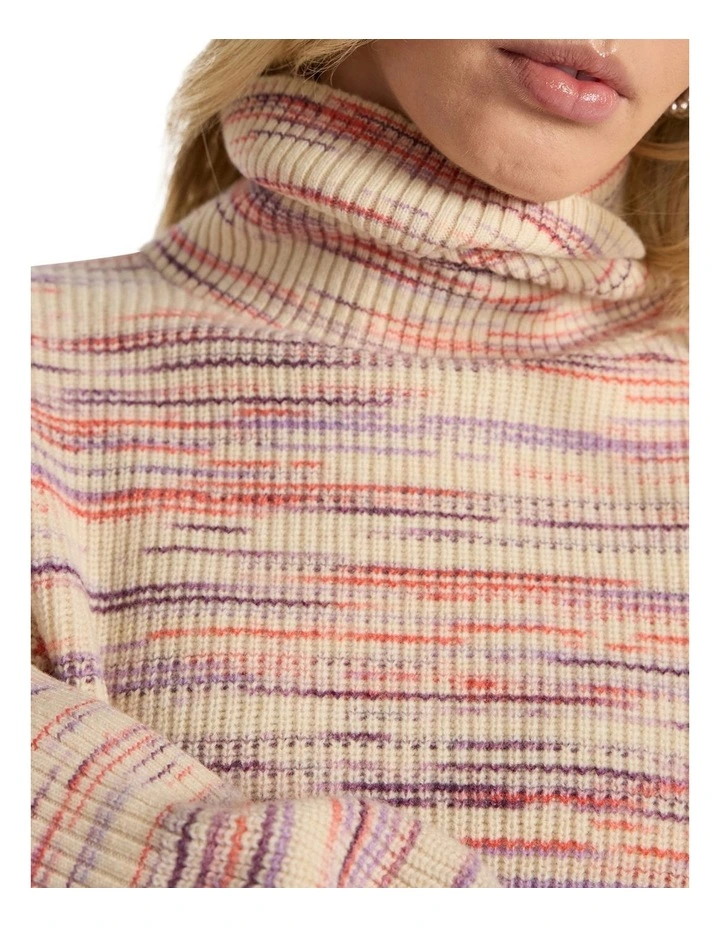It Takes Two Knit in Cream Multi image 3