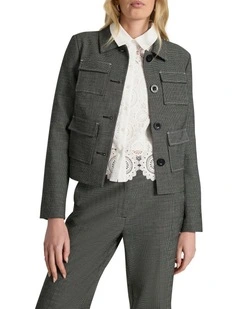 Sydney Jacket in Black/White