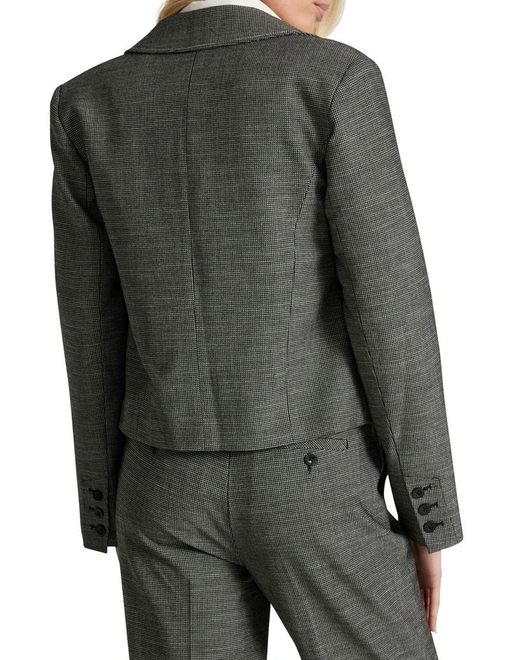 Sydney Jacket in Black/White image 5