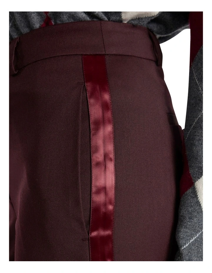 Sakura Wide Leg Pant in Ruby Port image 3