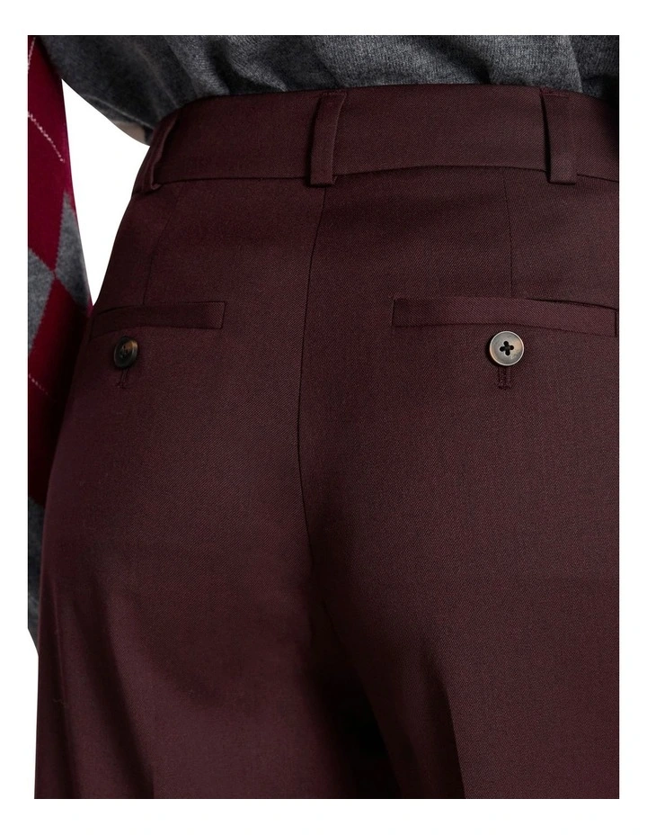 Sakura Wide Leg Pant in Ruby Port image 4