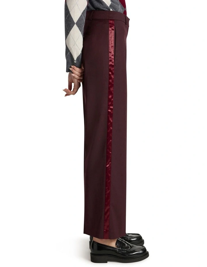 Sakura Wide Leg Pant in Ruby Port image 5