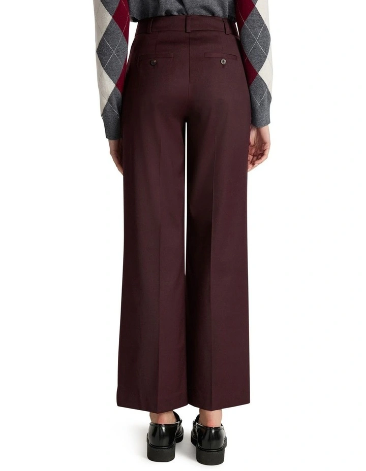 Sakura Wide Leg Pant in Ruby Port image 6