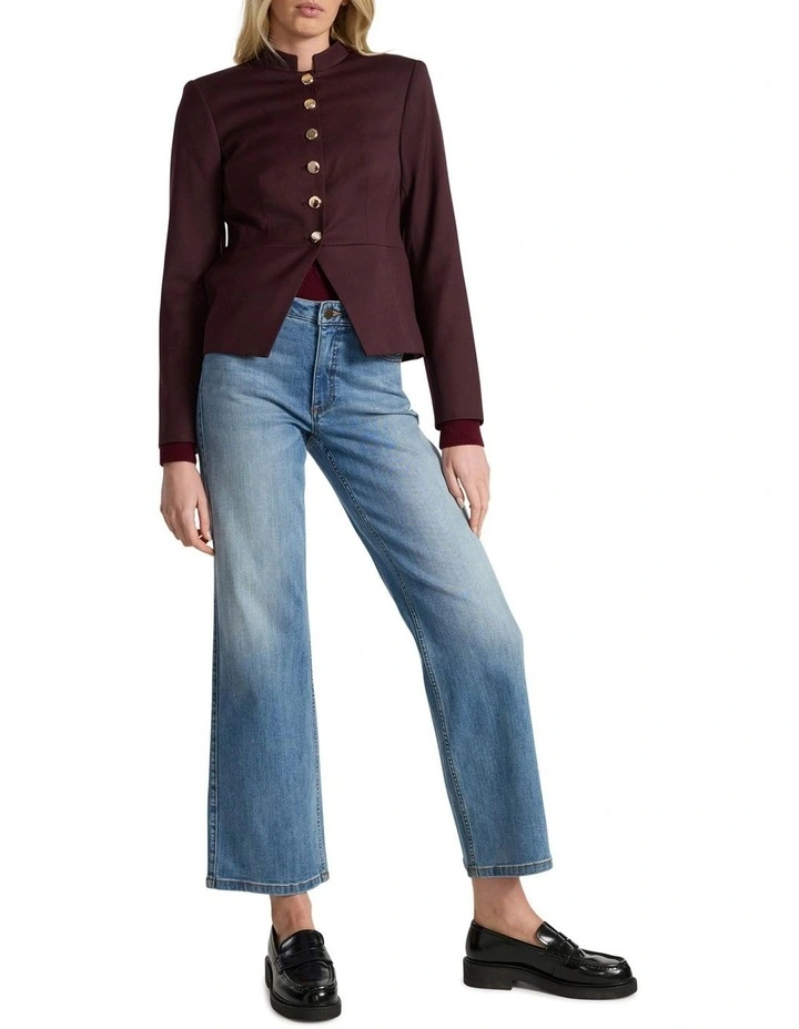 Sakura Jacket in Ruby Port image 2