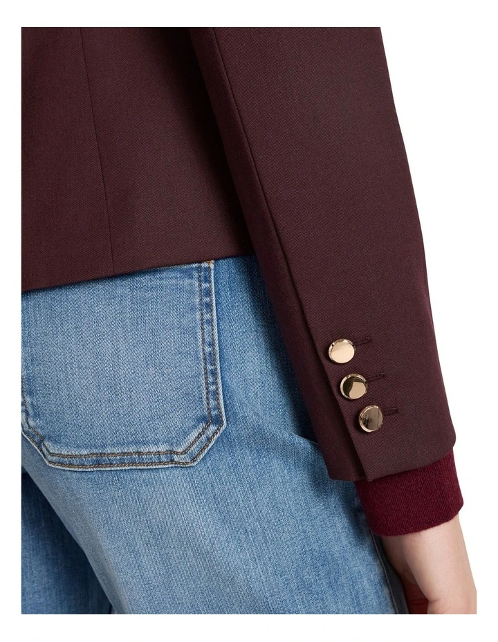 Sakura Jacket in Ruby Port image 4