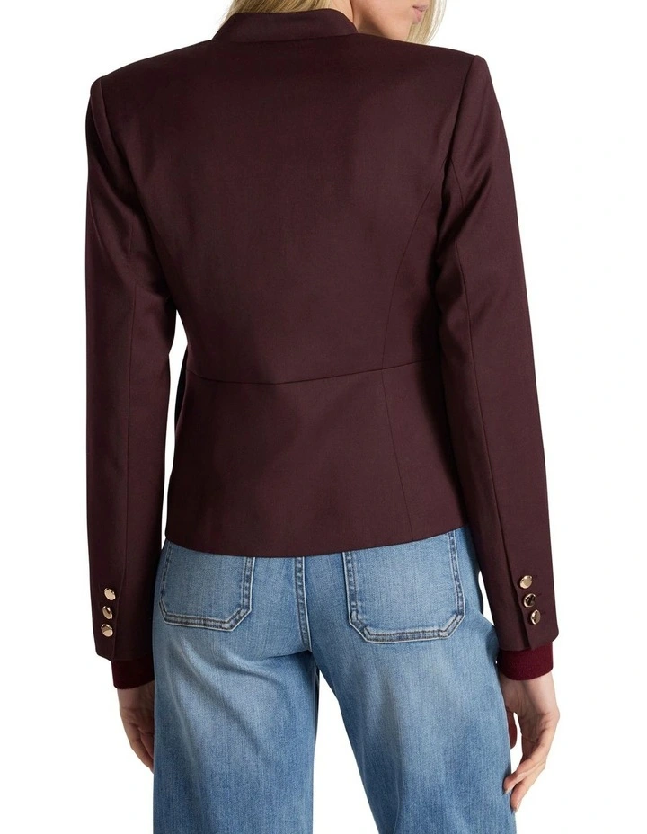 Sakura Jacket in Ruby Port image 5