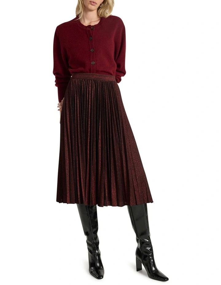 Vacation Cardigan in Ruby Port image 2
