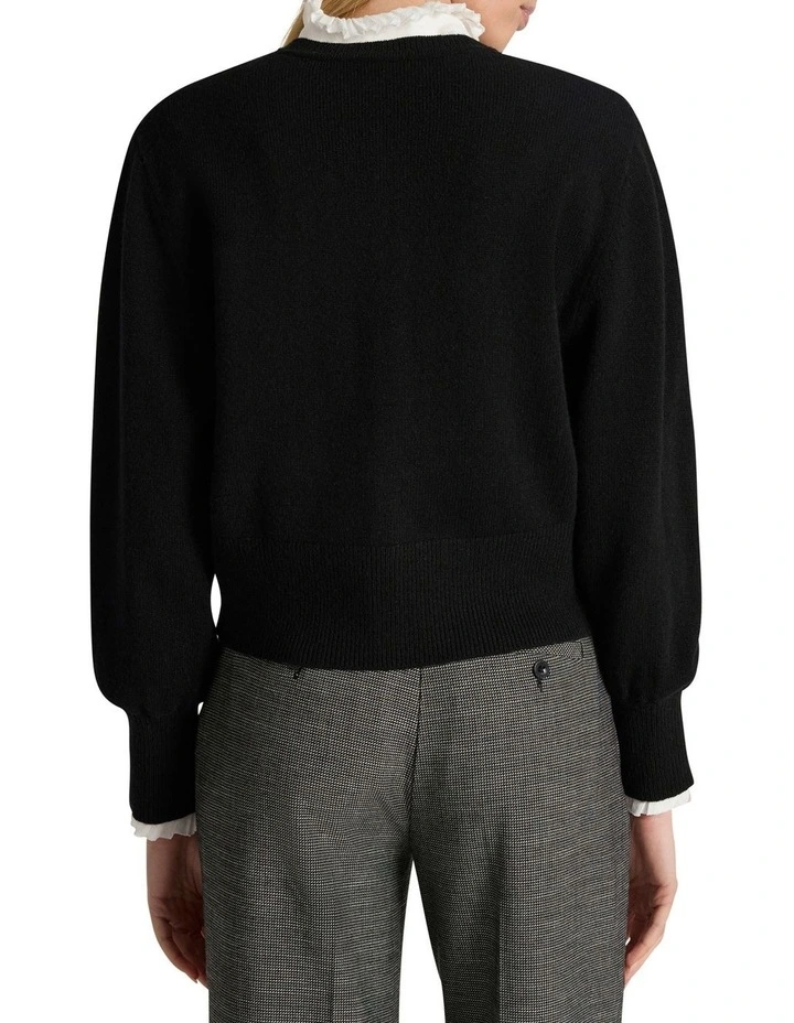 Vacation Cardigan in Black image 2