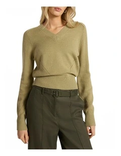 Superstar Sequin Knit in Khaki