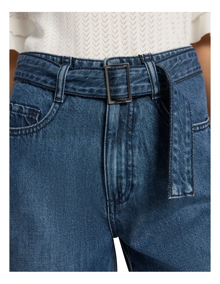 Paolo Wide Leg Jean in Mid Wash image 3