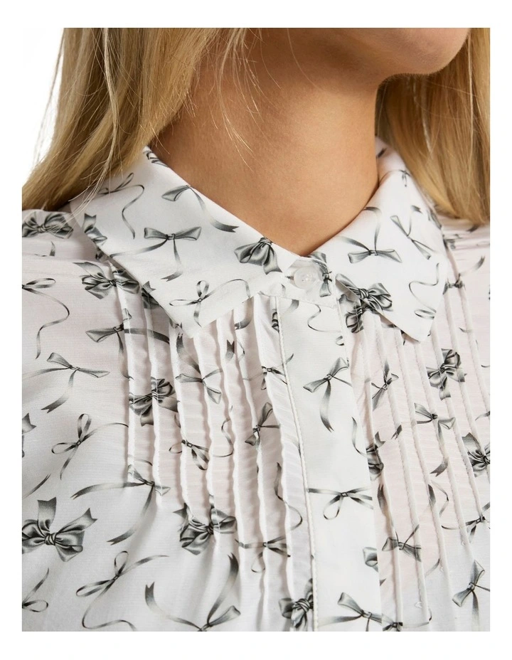 Take A Bow Blouse in Ivory image 3