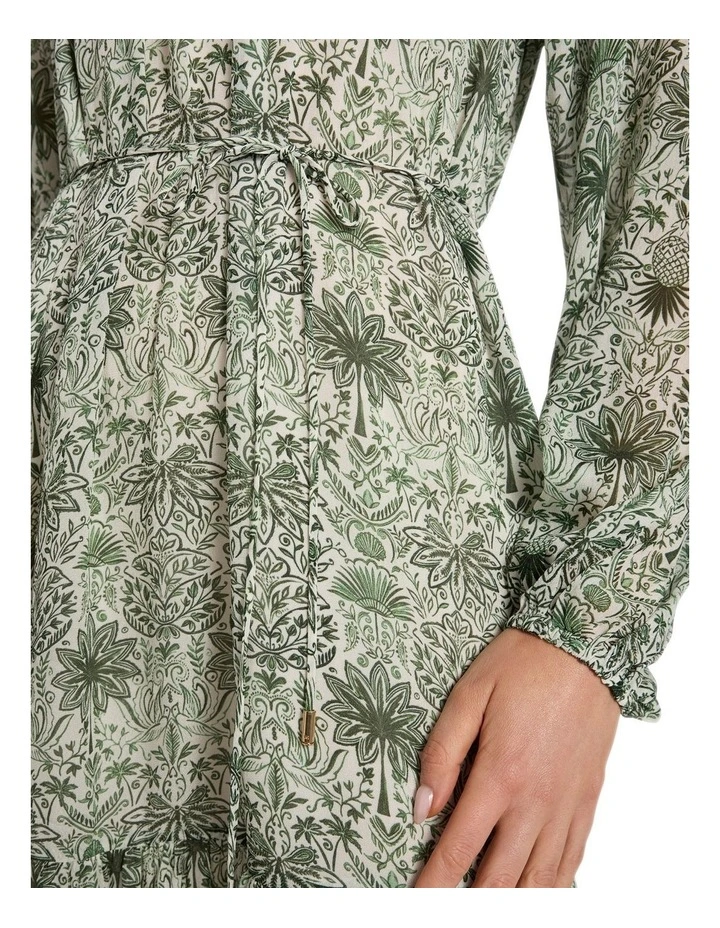 Holiday In The Sun Dress in Khaki Multi image 4