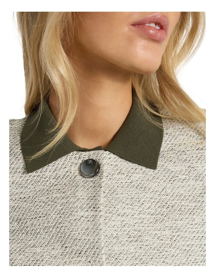 So Little Time Tweed Jacket in Ivory Multi image 3