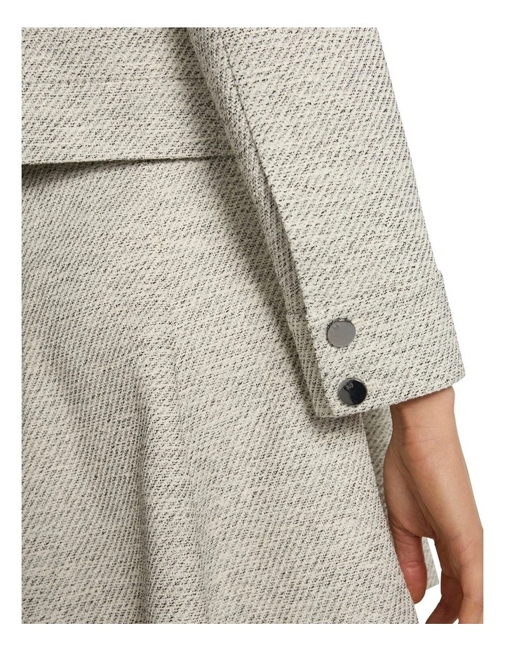 So Little Time Tweed Jacket in Ivory Multi image 4
