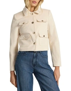 Calen Cord Jacket in Canvas