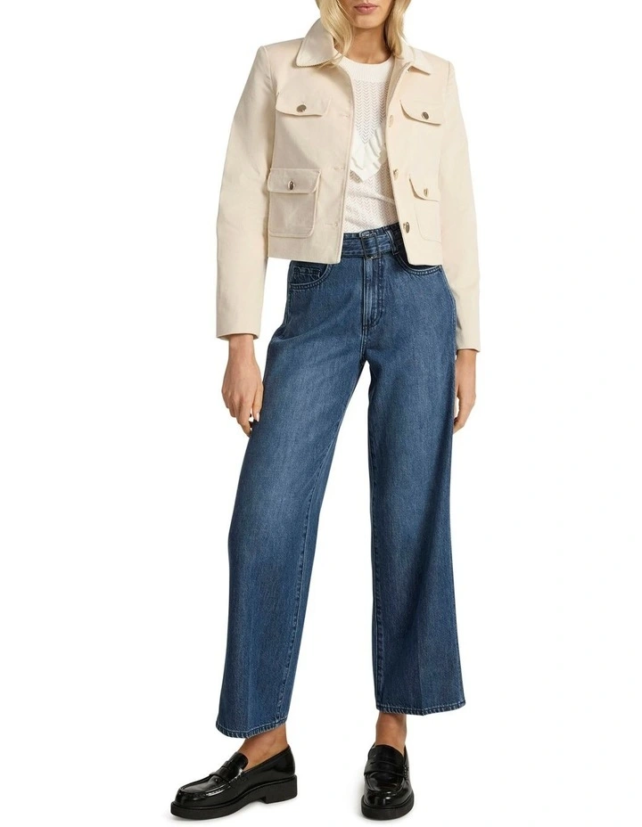 Calen Cord Jacket in Canvas image 2