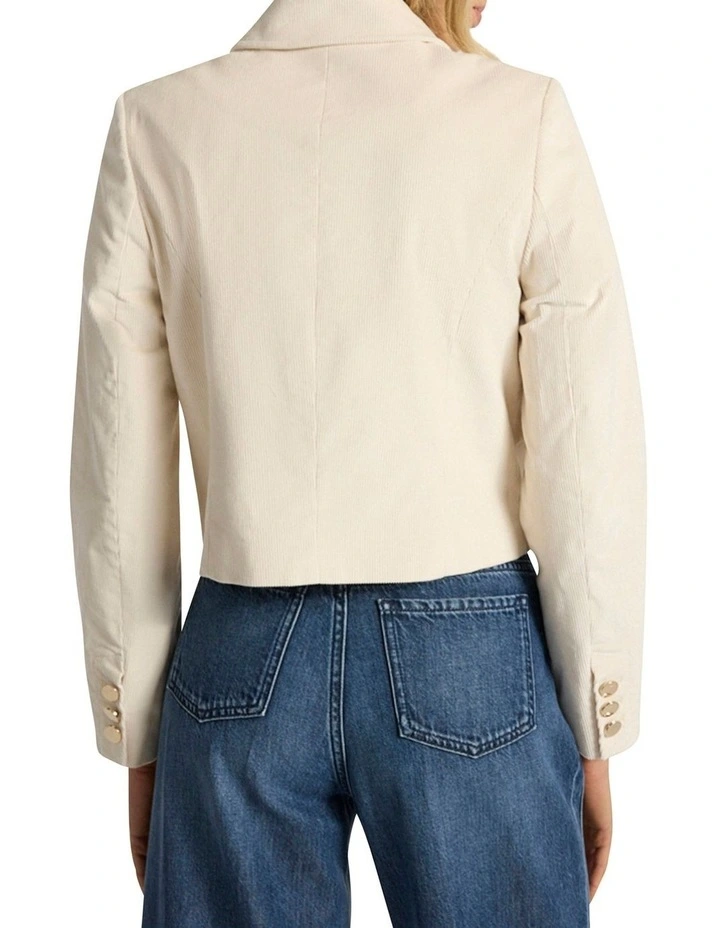 Calen Cord Jacket in Canvas image 5