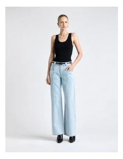 Scoop Neck Ribbed Knit Tank