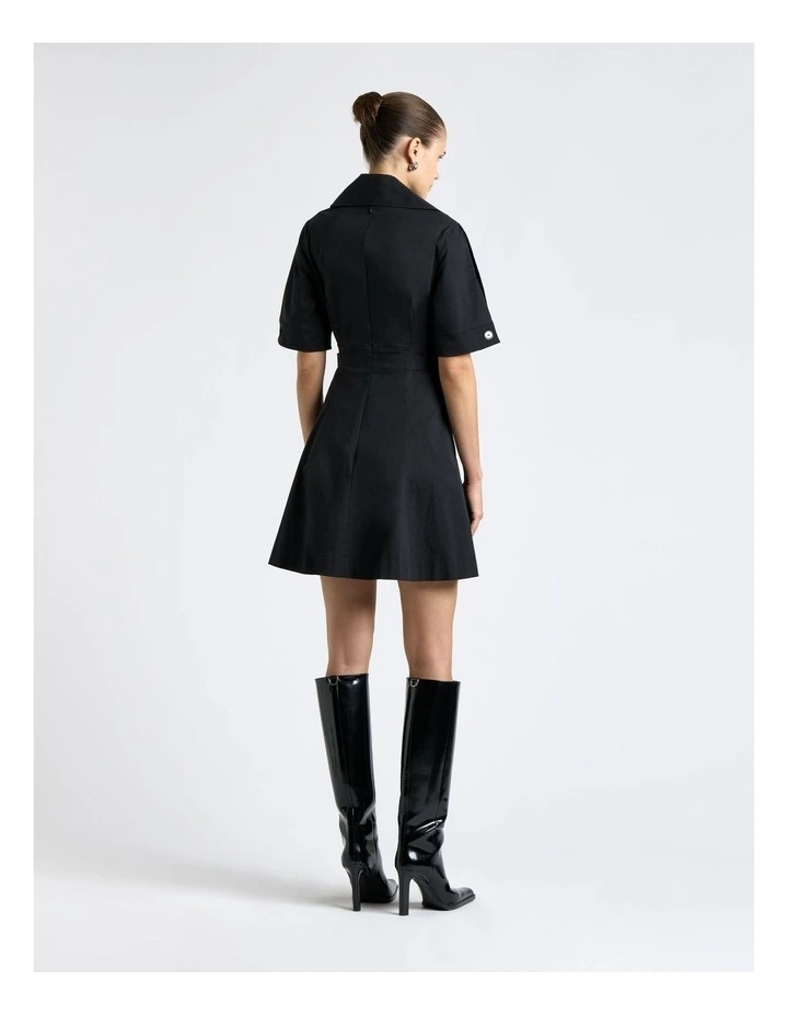 Good Earth Cotton Button Detail Mini Dress image 2