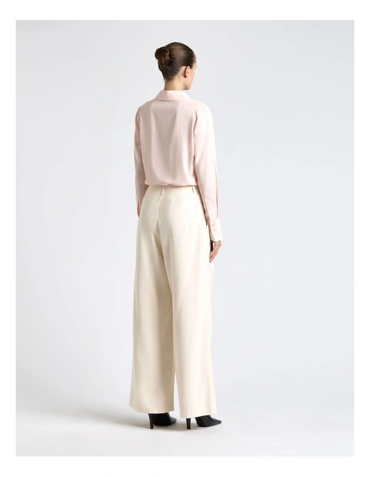 Recycled Georgette Shirt in Pink image 2