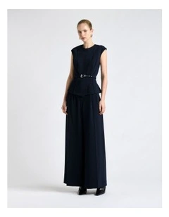 Recycled Crepe Lipped Seam Top