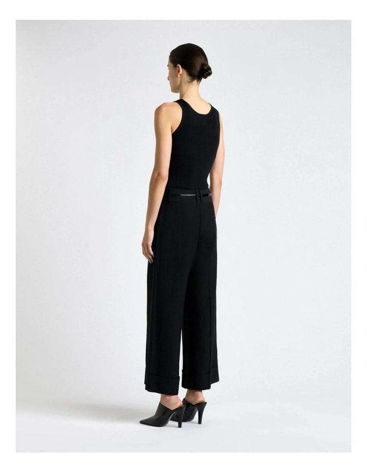 Viscose Blend Cropped Pant image 2