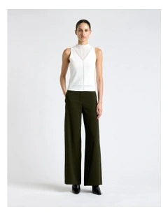 Pointelle Detail Knit Tank