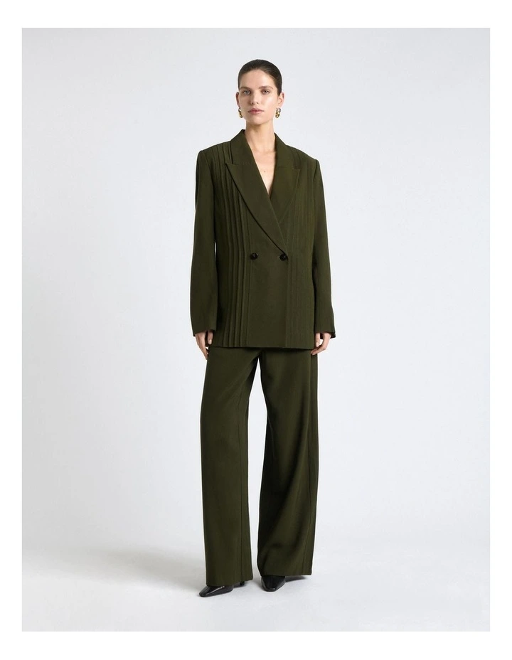 Viscose Twill Pin Tuck Blazer image 1