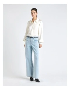 Satin Long Sleeve Shirt