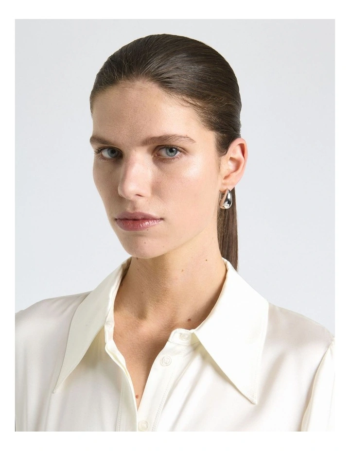 Satin Long Sleeve Shirt image 4