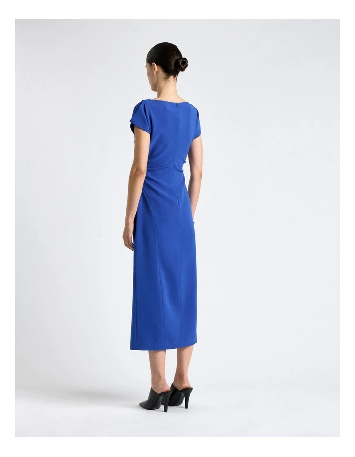 Cobalt Split Sleeve Column Midi Dress image 2