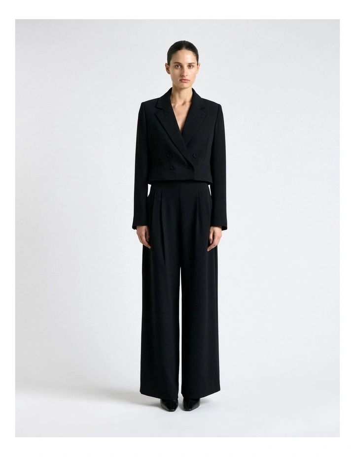 Recycled Crepe Bolero Cropped Jacket image 1