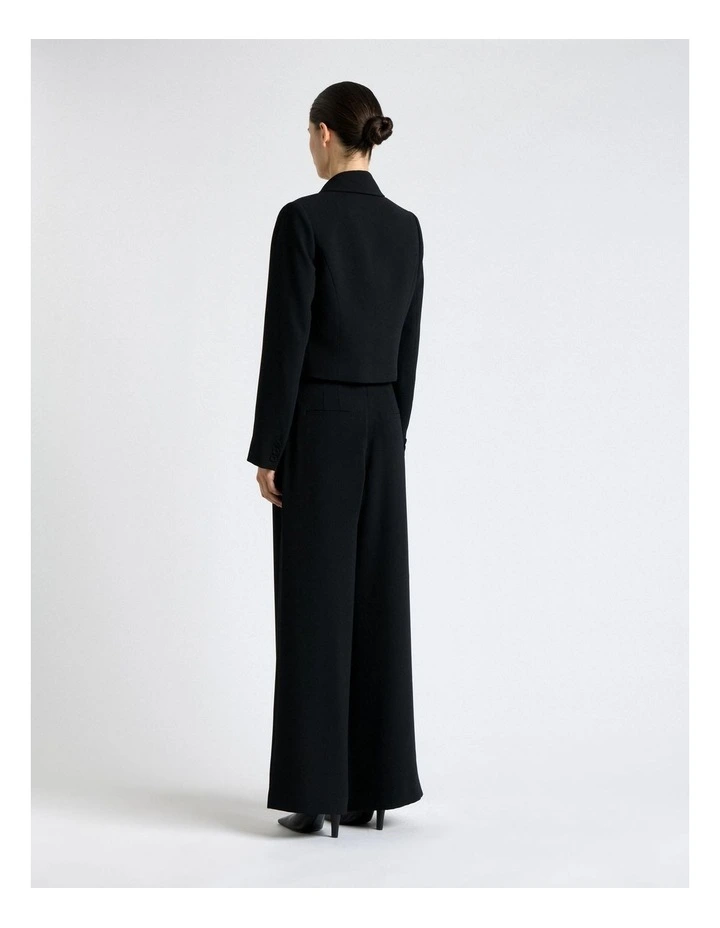 Recycled Crepe Bolero Cropped Jacket image 2