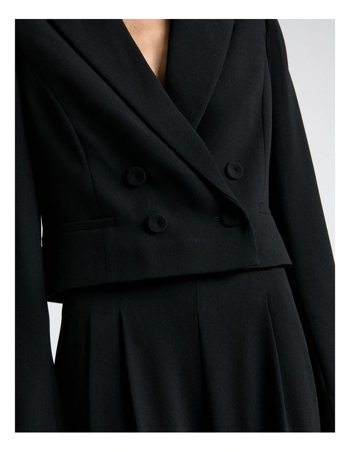 Recycled Crepe Bolero Cropped Jacket image 4
