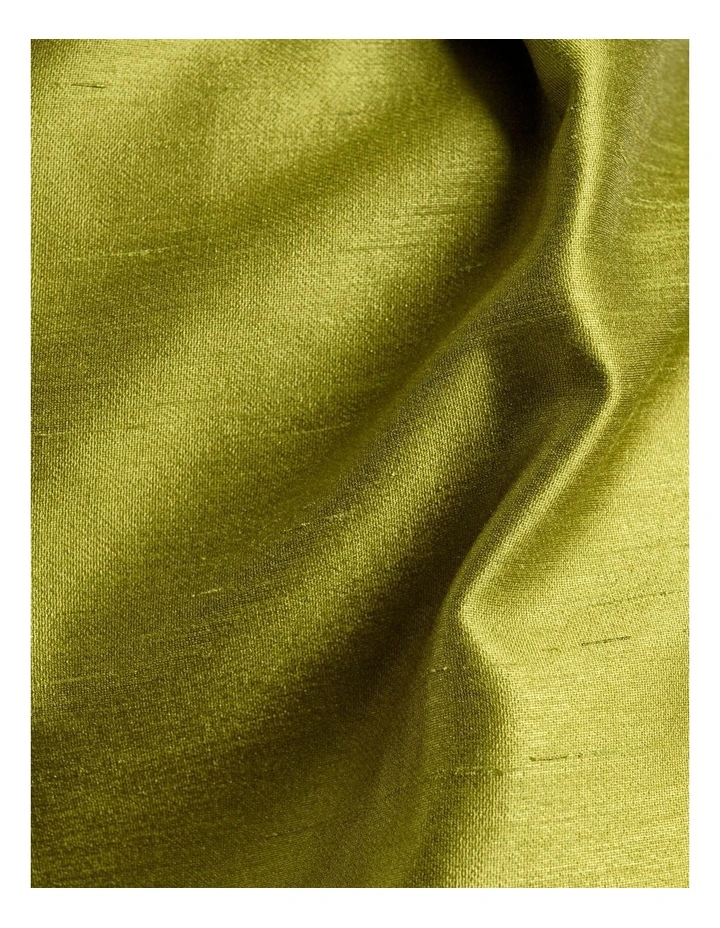 Viscose Lurex Mini Dress in Green image 6