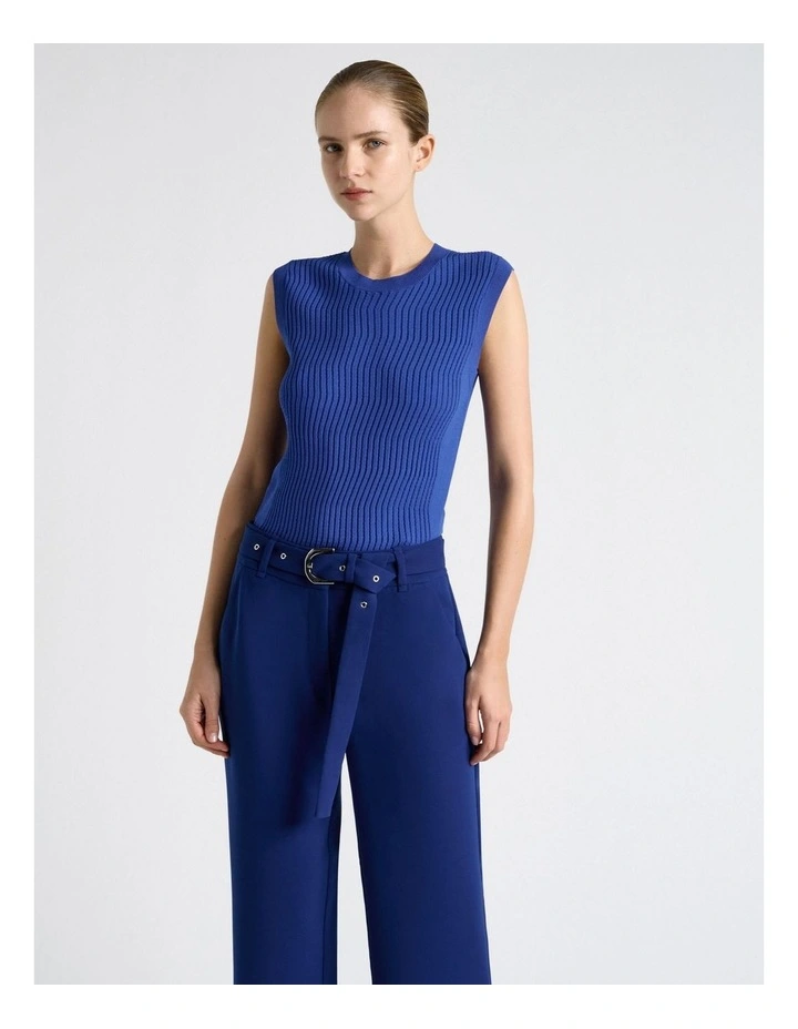 Recycled Double Weave Cropped Pant image 3