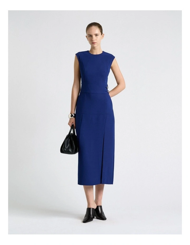 Recycled Double Weave Pencil Midi Dress image 1