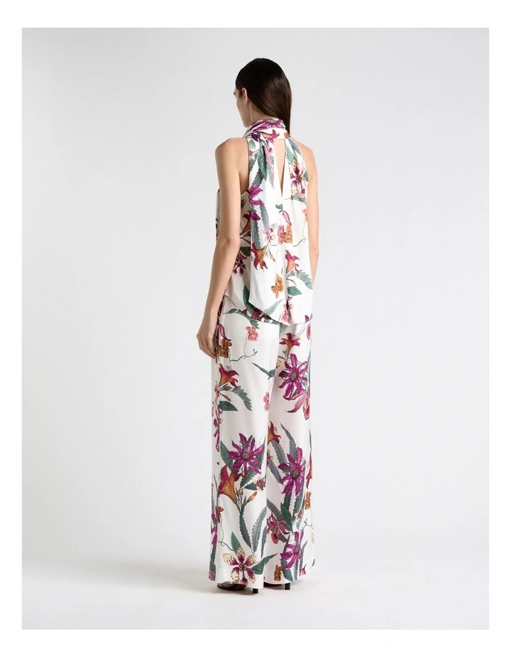 Wild Orchid Twill Halter Neck Top image 2