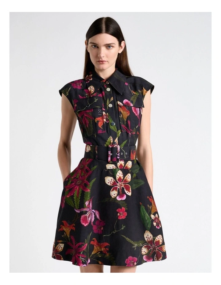 Wild Orchid Flippy Mini Dress image 3