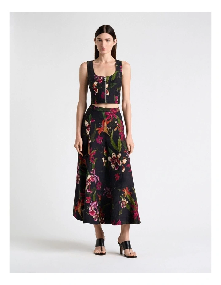 Wild Orchid Zip Bustier image 4