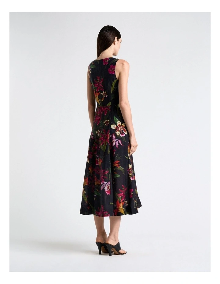 Wild Orchid Sheer Midi Dress image 2