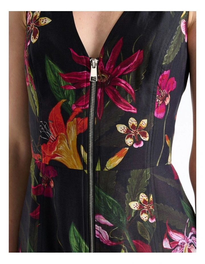 Wild Orchid Sheer Midi Dress image 4