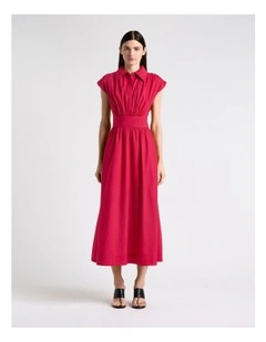 Soft Finish Cotton Shirt Dress