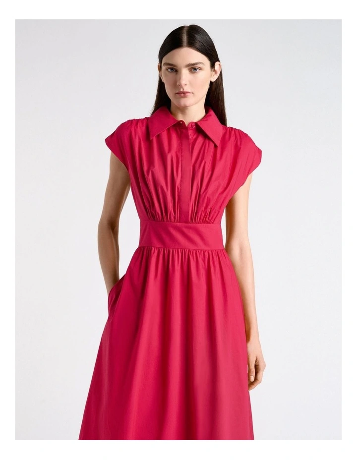 Soft Finish Cotton Shirt Dress image 3