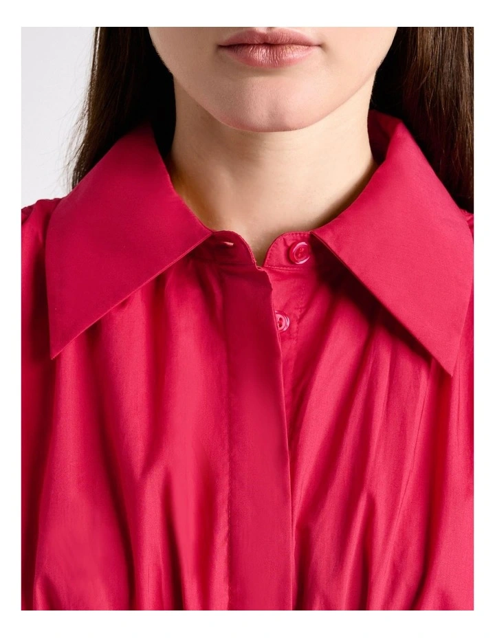 Soft Finish Cotton Shirt Dress image 4